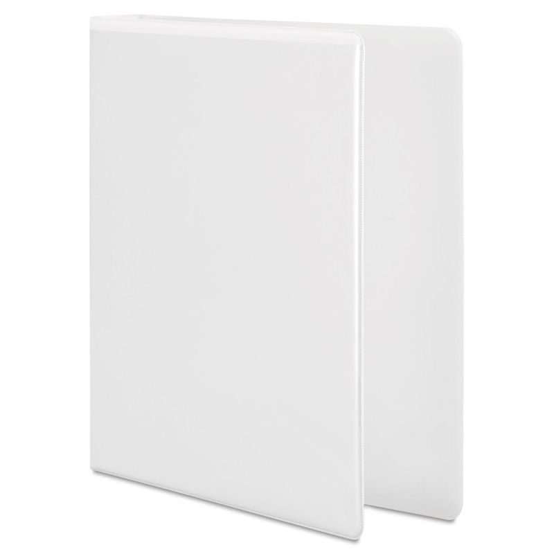 Wilson Jones Heavy-Duty D-Ring View Binder w/Extra-Durable Hinge 1" Cap White 38514W