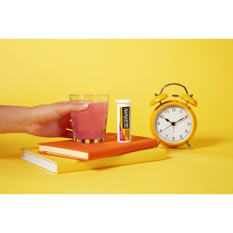 Airborne Immune Support Effervescent Tablets with Vitamin C & Zinc - Very Berry - 10ct