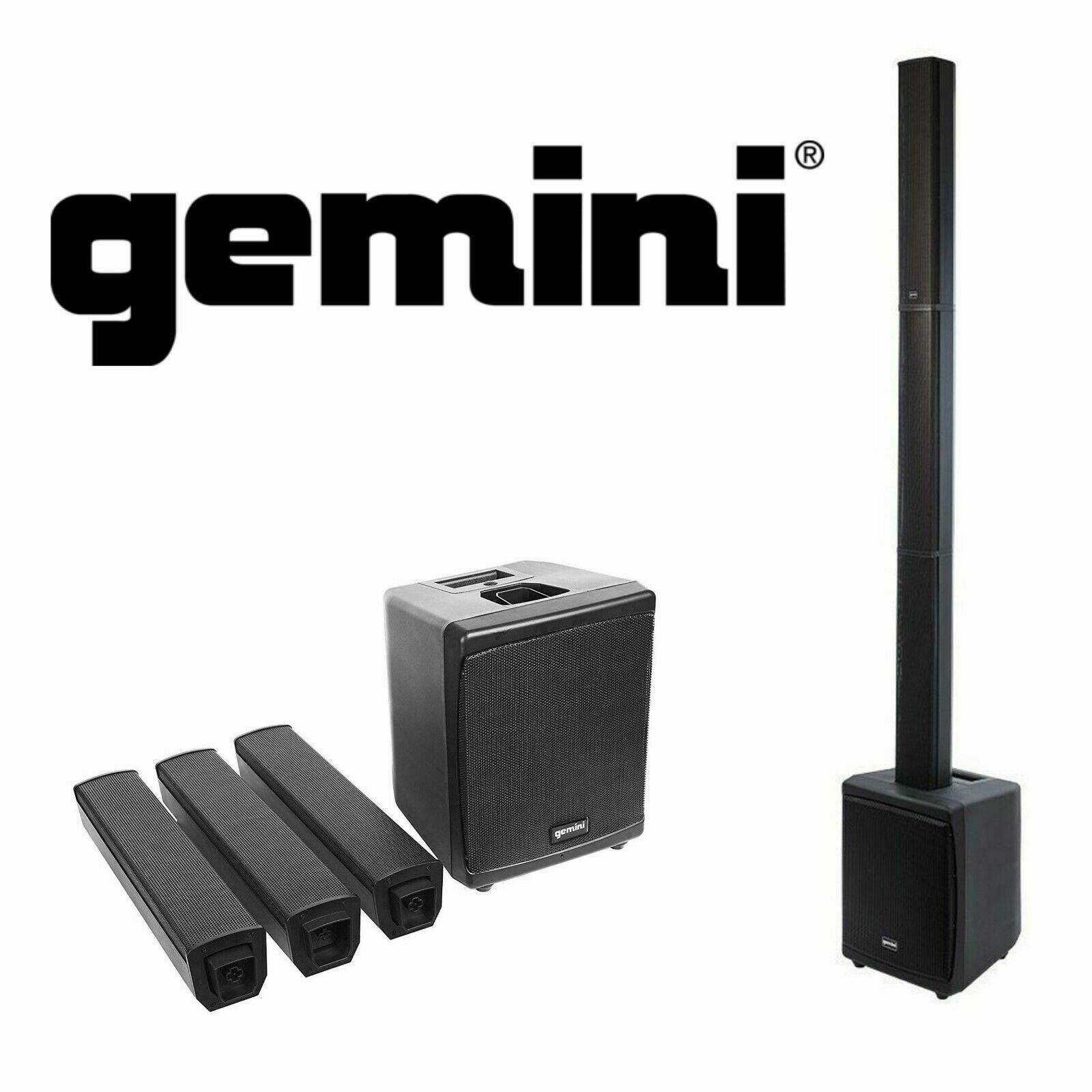 Gemini WRX-843 Professional Portable Column Line Array PA Speaker System