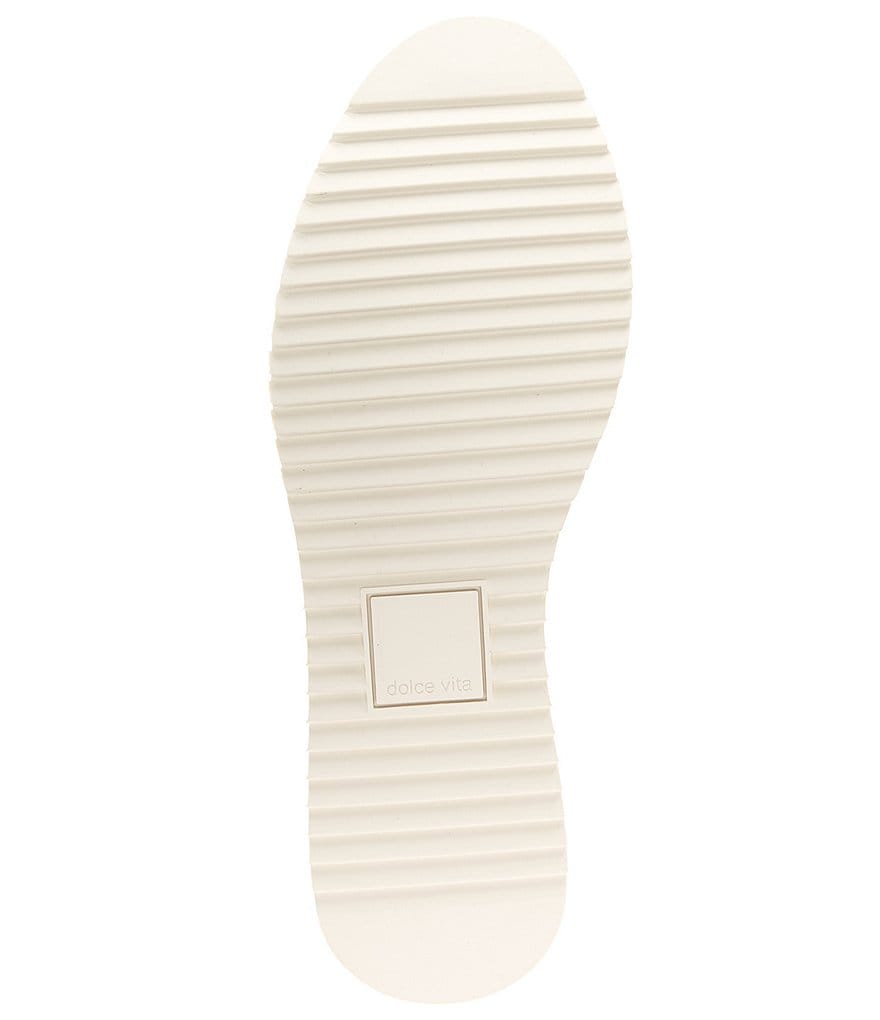 Dolce Vita Tinsley Leather Lace-Up Platform Espadrille Sneakers