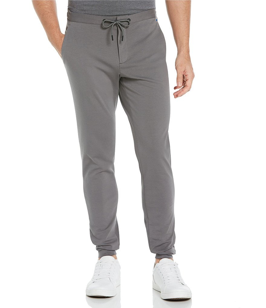 Perry Ellis Ponte Knit Performance Stretch Jogger Pants