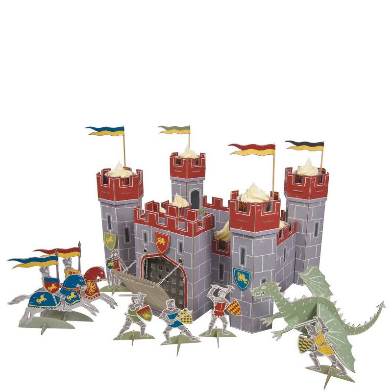 Meri Meri Brave Knights Table Centerpiece - Party Decorations and Accessories - 10.5" x 17" x 17"
