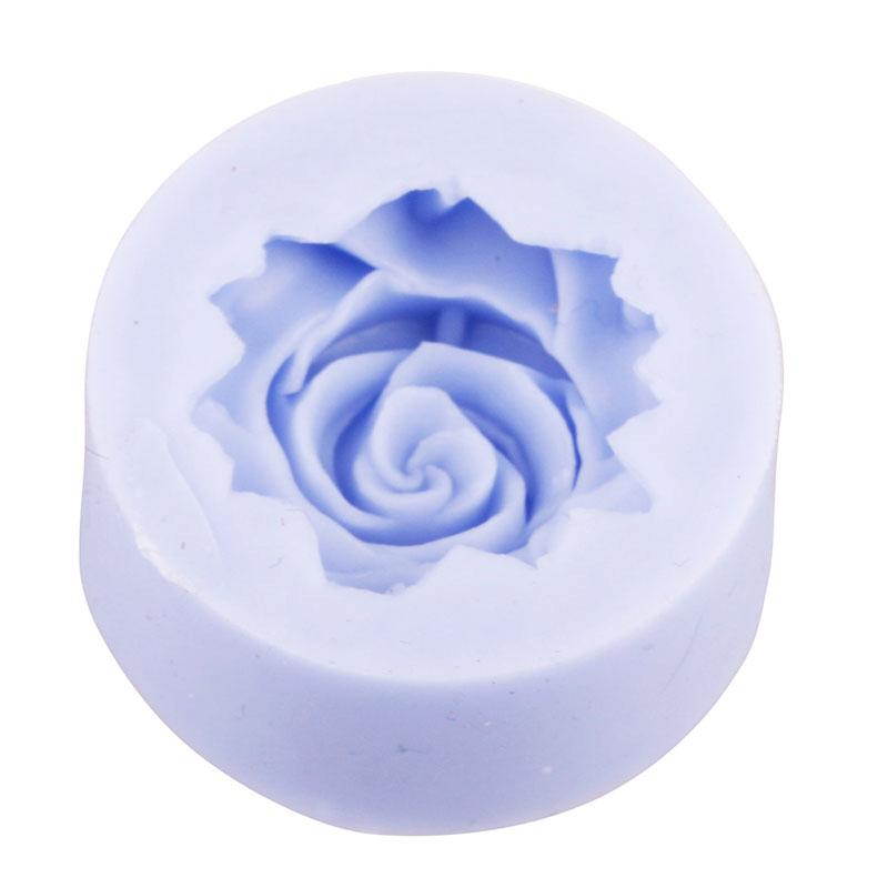 3D Cake Cookie Chocolate Rose Flower Fondant Mold Soap Cutter Modelling Tools 02