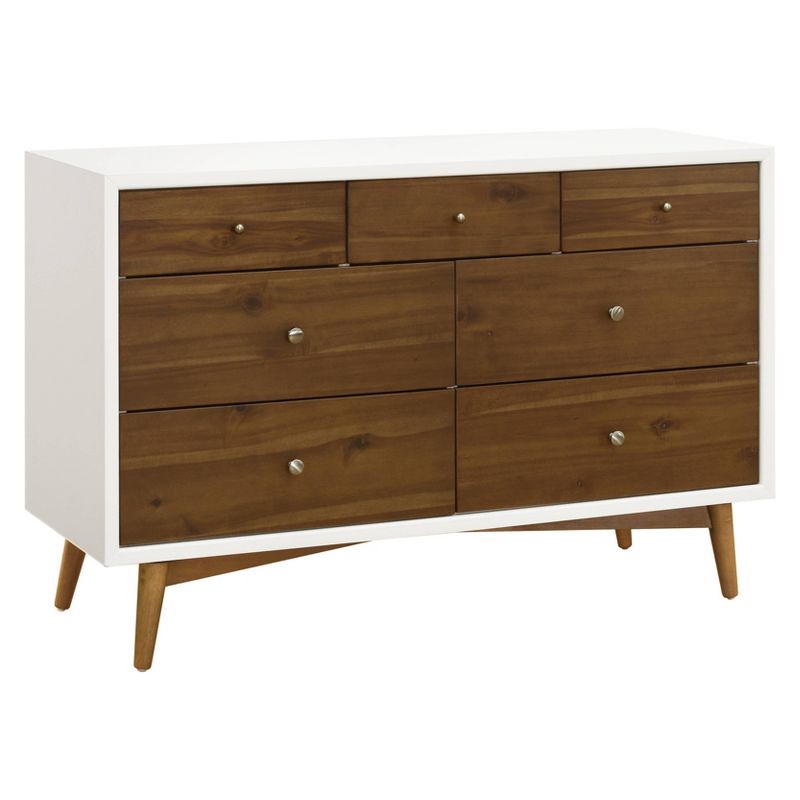 Babyletto Palma 7-Drawer Double Dresser - Walnut