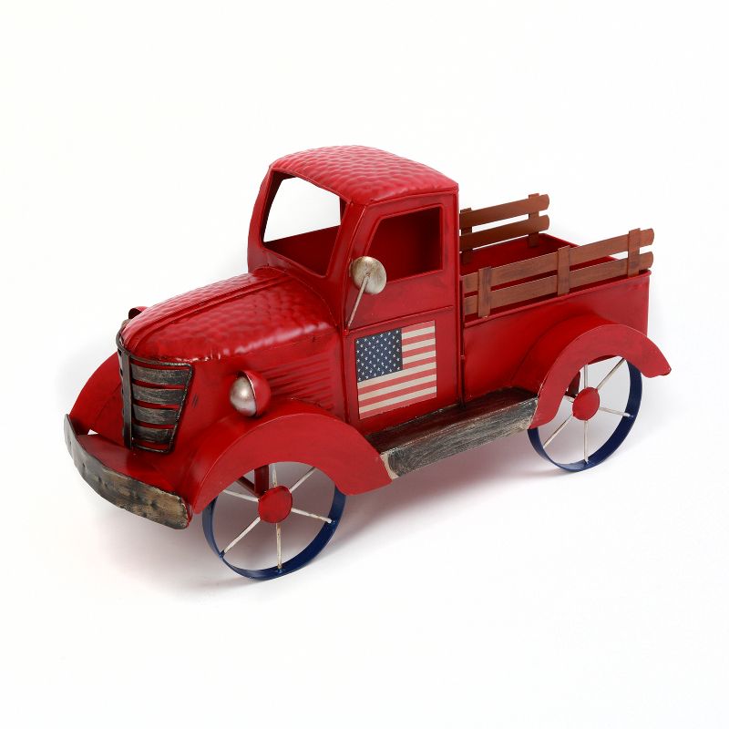 GIL 19.2"L Metal Antique Americana Truck