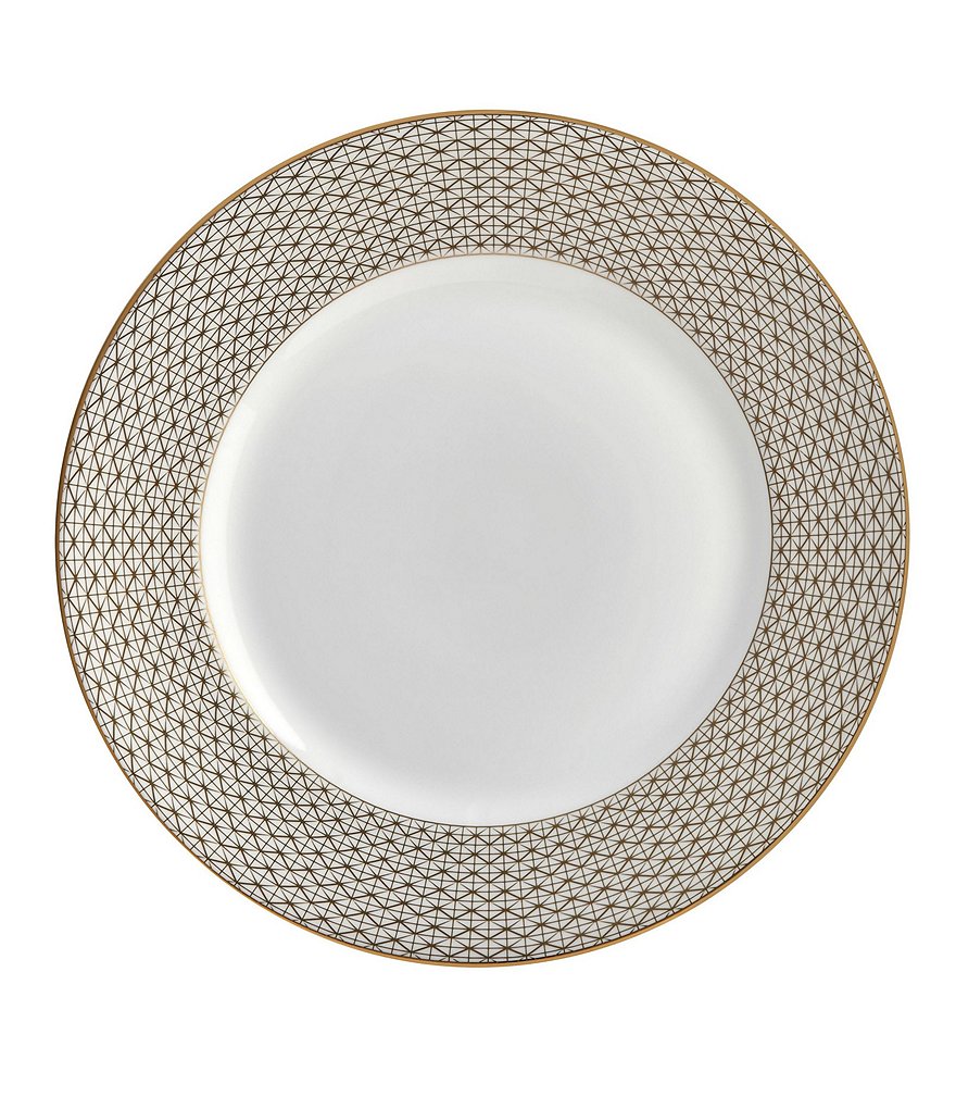 Waterford Lismore Diamond Gold Salad Plate