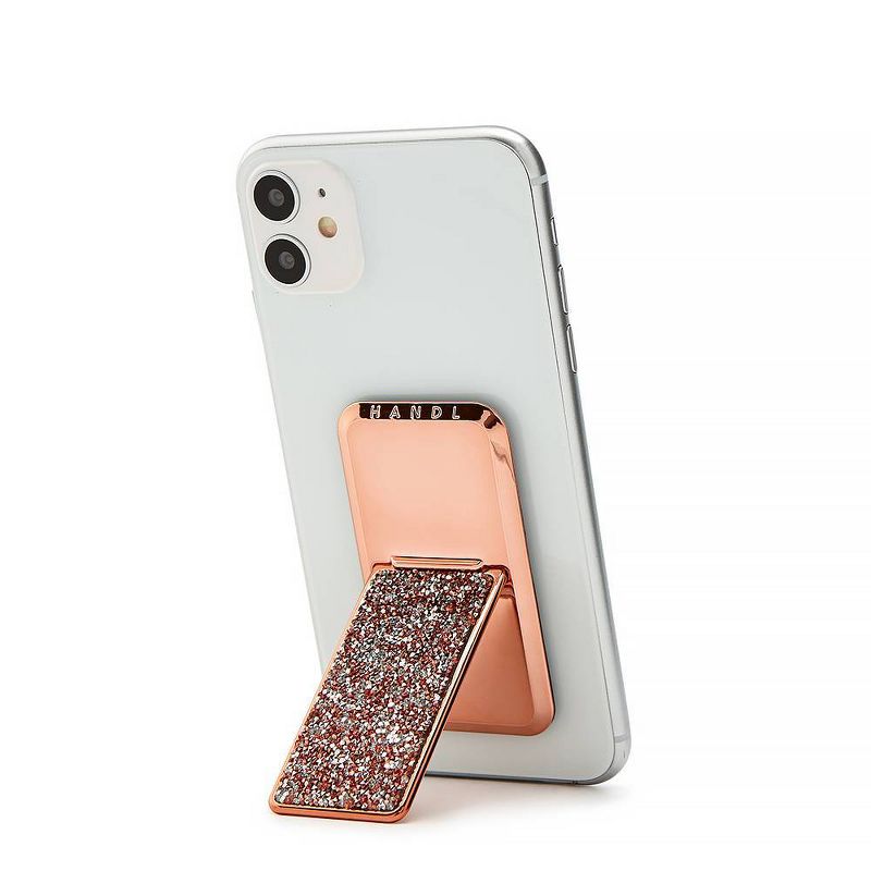 HANDLstick Phone Grip Crystal - Rose Gold/Silver