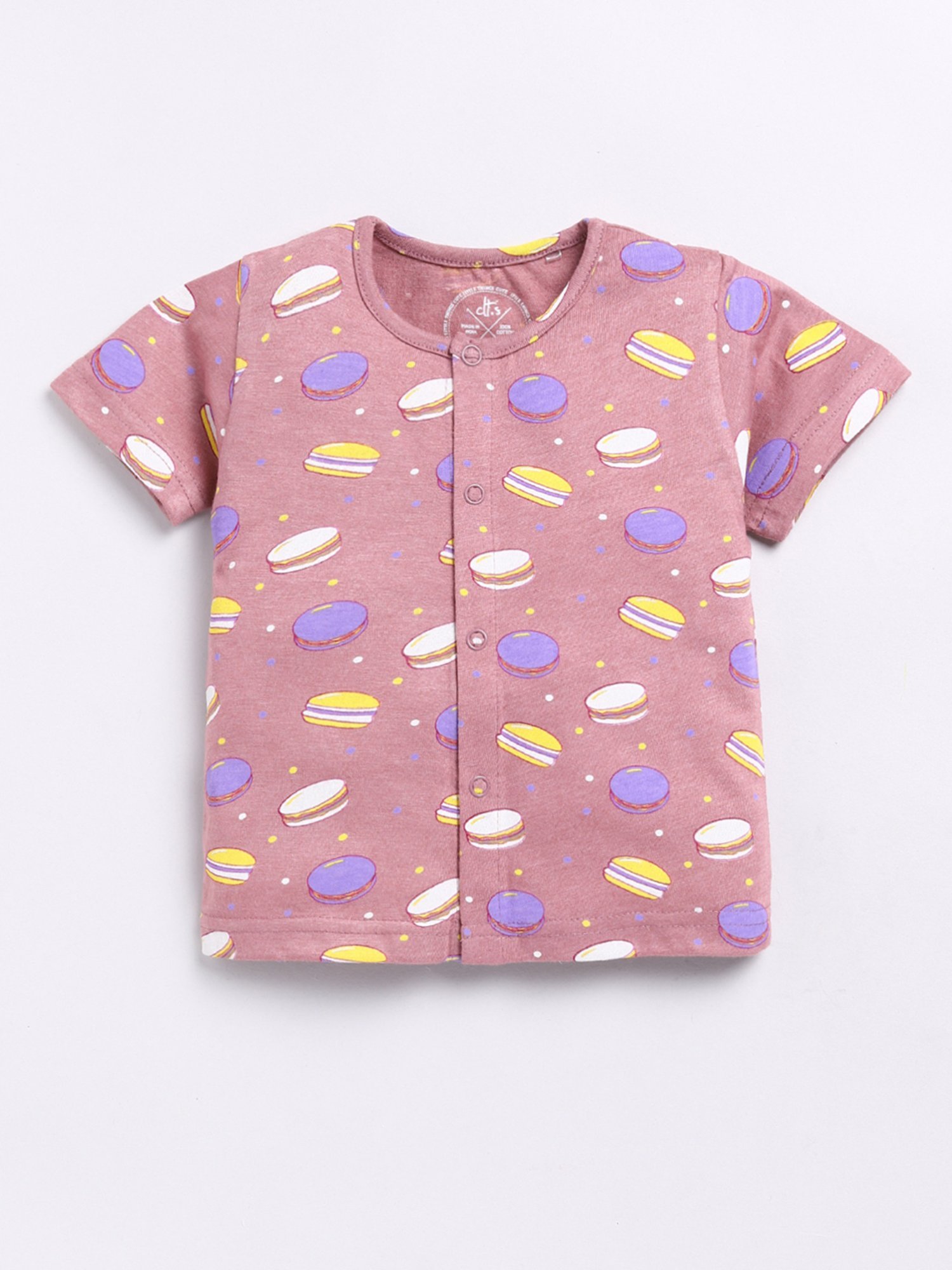 Clt.s Boys Light Blue Printed T-Shirt with Pants