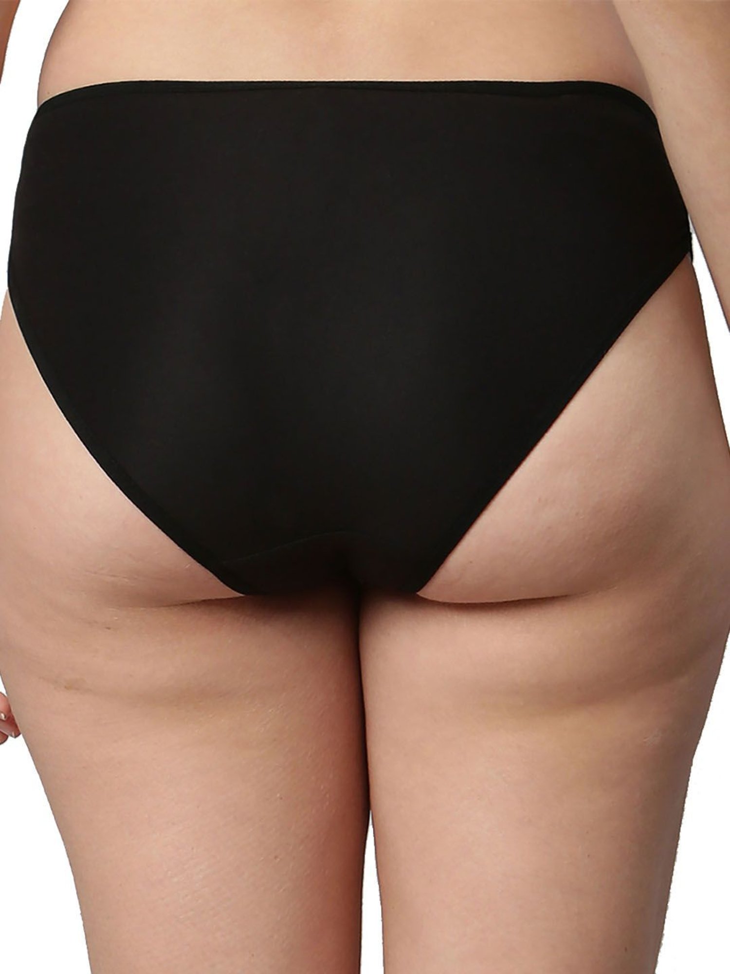 Cukoo Black & Wine Lace Bikini Panty (Pack Of 2)