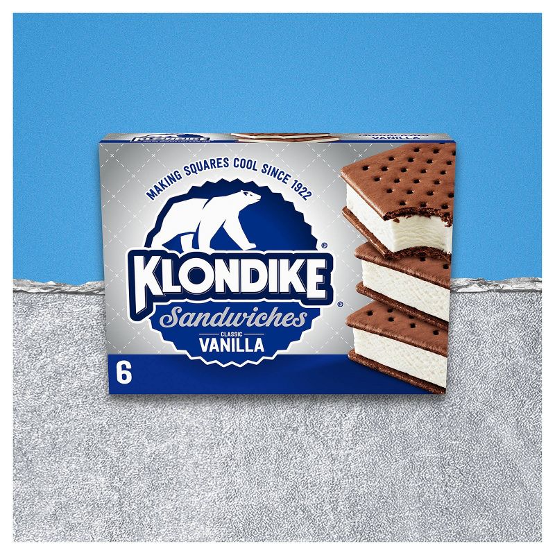 Klondike Vanilla Ice Cream Sandwich - 6ct