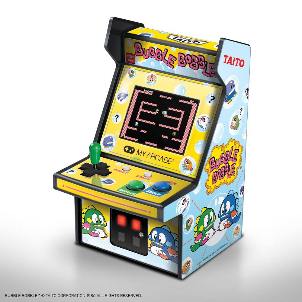 My Arcade Bubble Bobble Micro Player 6" Collectable Portable Handheld Video Game
