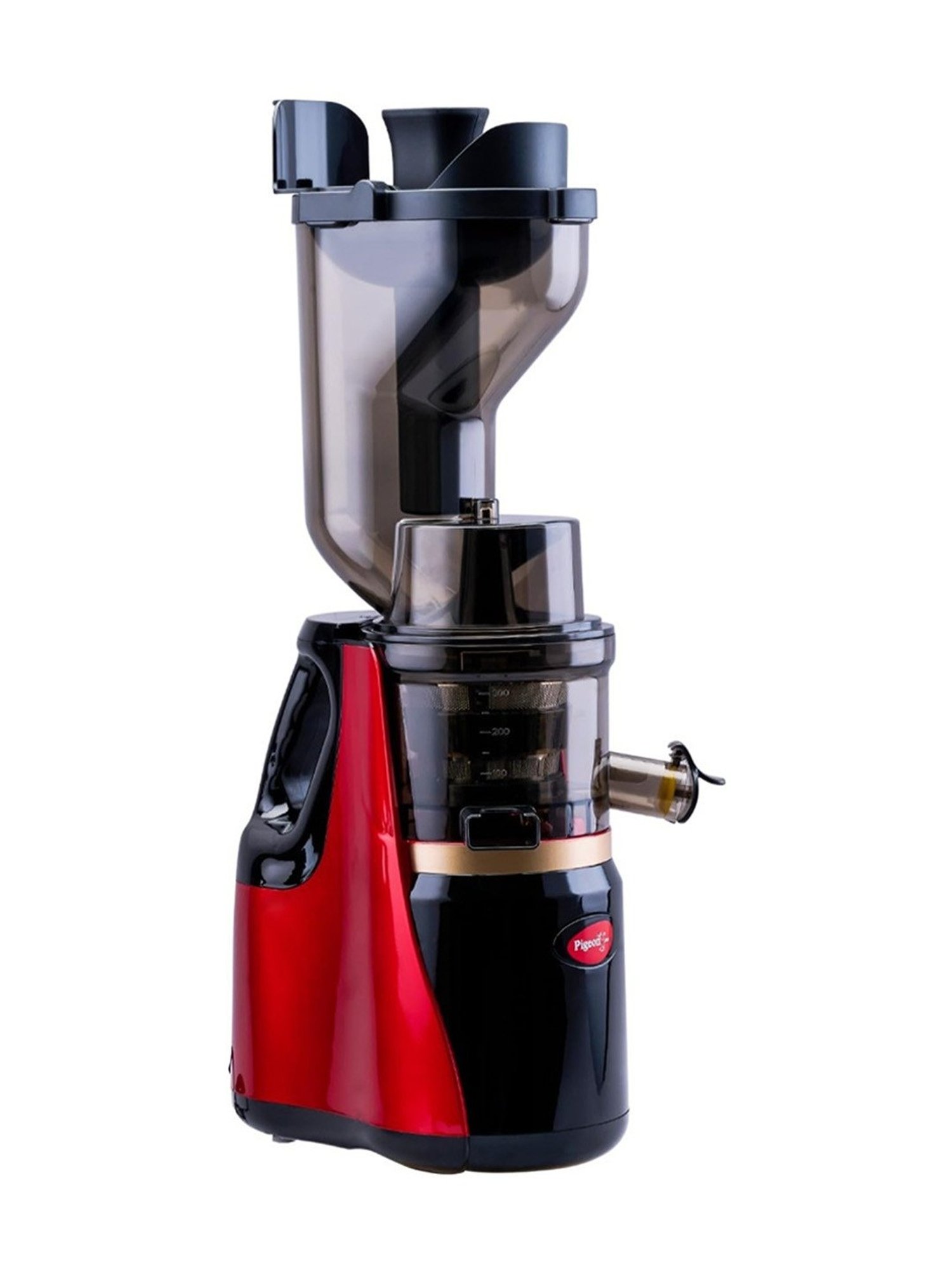 Pigeon Juicer 150W with Separate Juice & Pulp Cups (Red & Black)