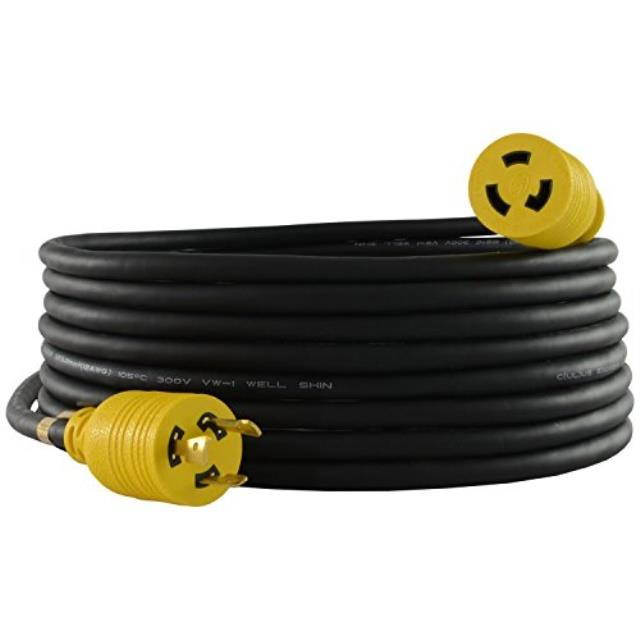 conntek rul620pr050 50feet 12/3 20amp 250volt l620 antiweather, oils, acids and chemicals rubber locking extension cord