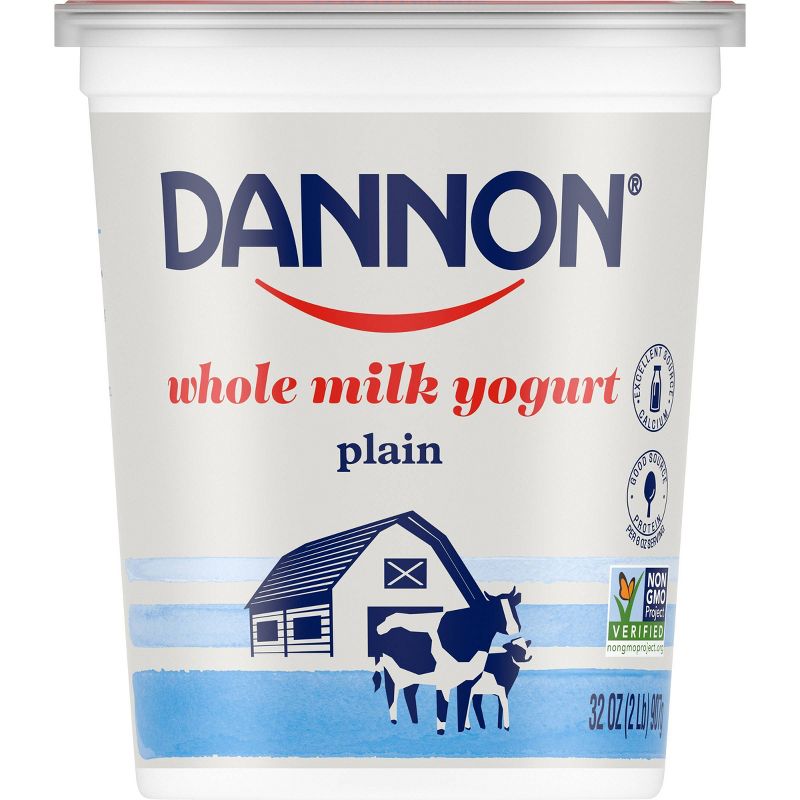 Dannon All Natural Plain Yogurt - 32oz
