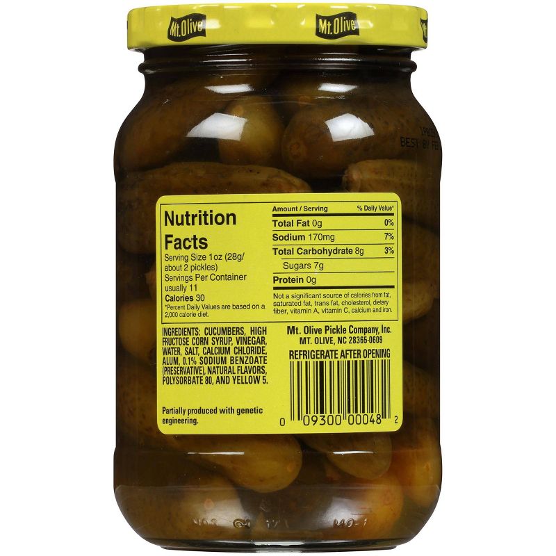 Mt. Olive Sweet Gherkin Pickles - 16oz