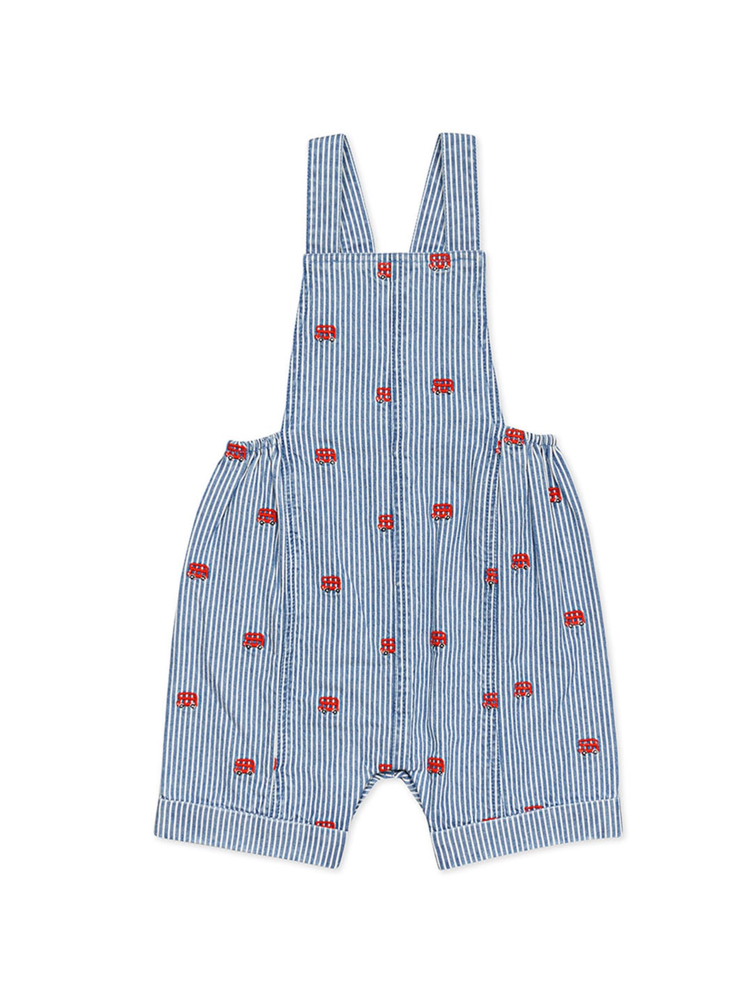 H by Hamleys Kids Red & White Checks T-Shirt with Dungree