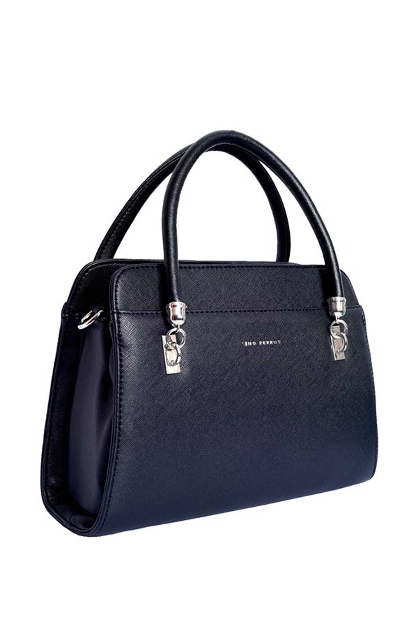 Lino Perros Black Solid Handbag