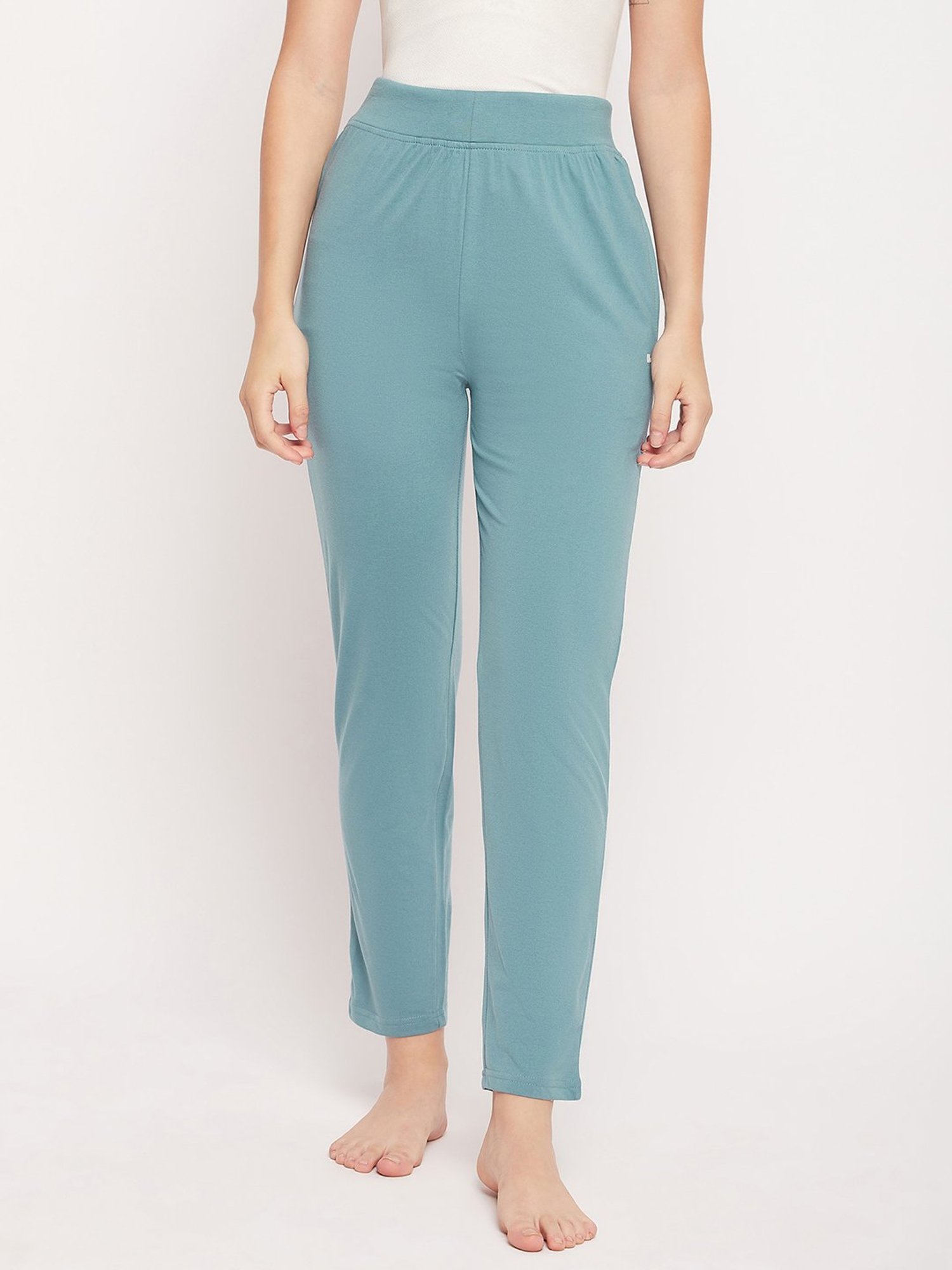 Okane Blue Mid Rise Lounge Pants