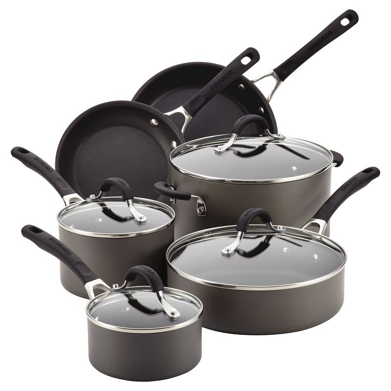 Circulon Innovatum 10pc Hard Anodized Nonstick Cookware Set