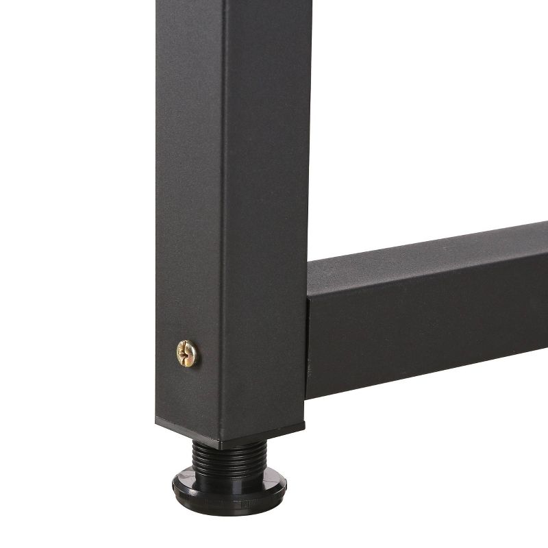 Jane Office Desk Walnut/Black - Edgemod