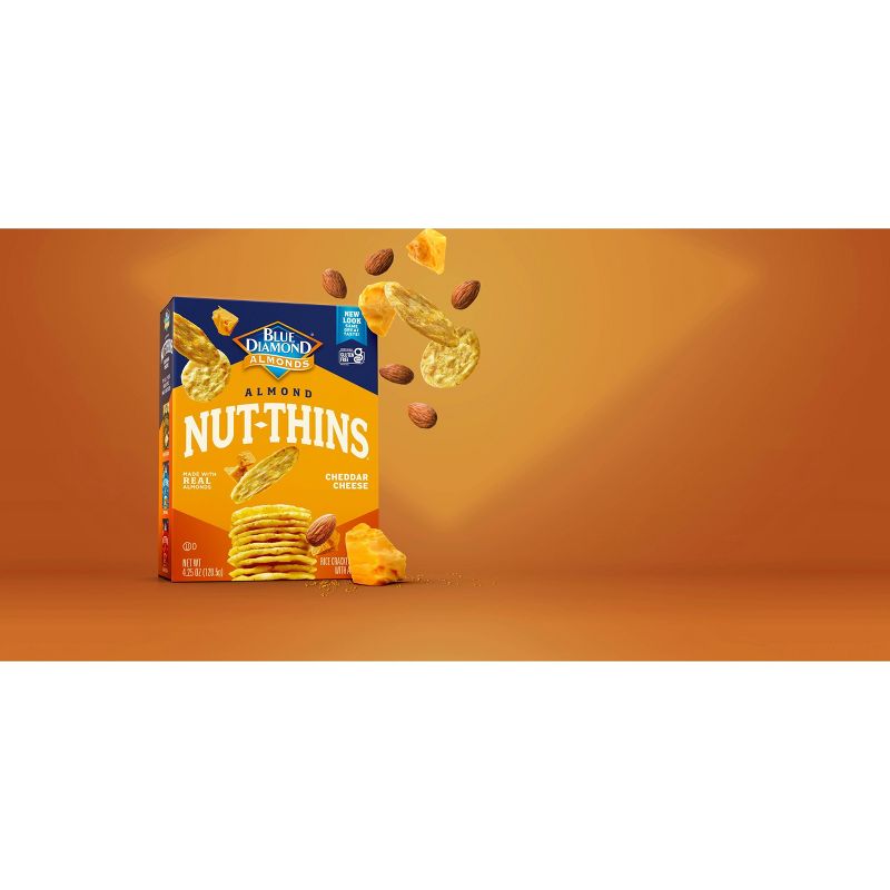 Blue Diamond Nut Thins Cheddar Cheese - 4.25oz