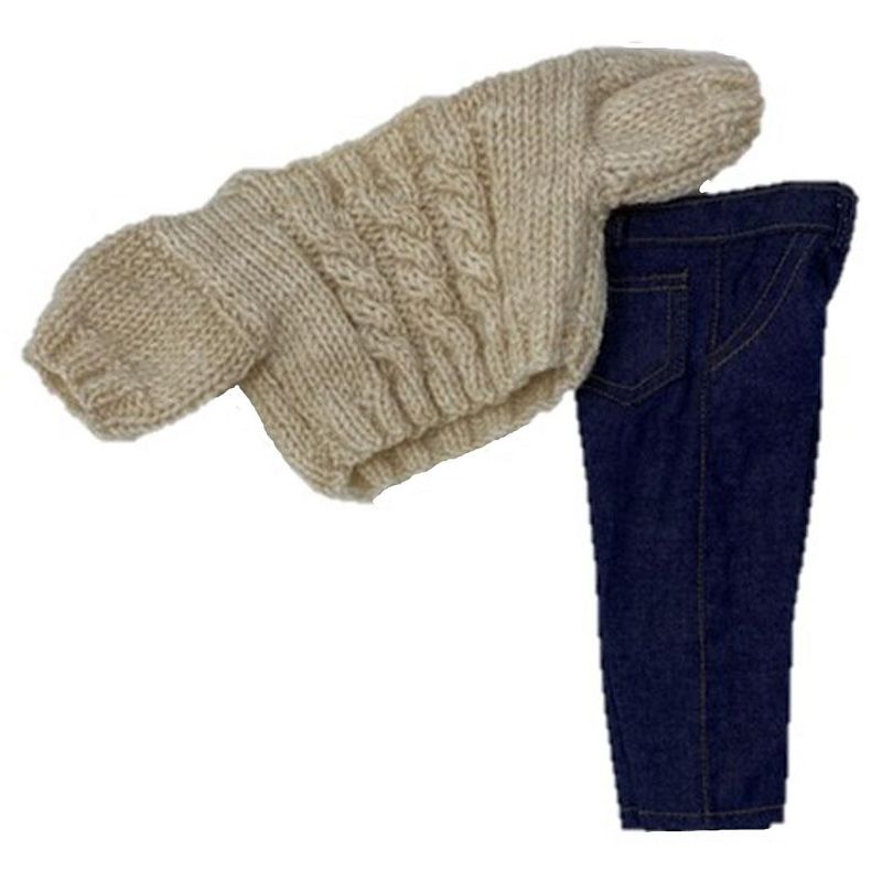 Doll Clothes Superstore Off White Sweater Fits Boy Or Girl 18 Inch Girl Dolls Like American Girl Our Generation