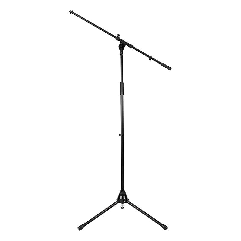 Basics Tripod Boom Microphone Stand HeightAdjustable with Metal Base 33 56Foot