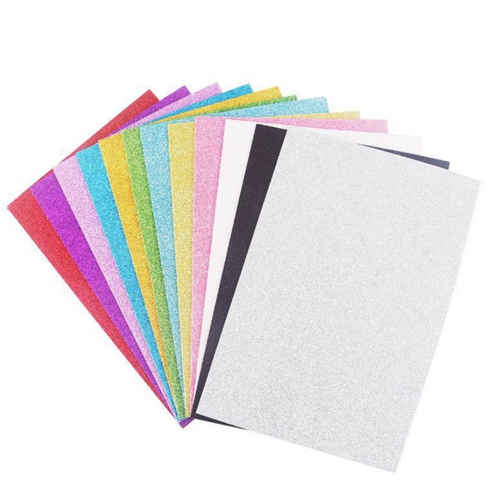 2MM 10 Pcs/Colors Flash Light Sponge Paper Foam Paper Kindergarten Handmade Sponge Paper Art 10 Pcs
