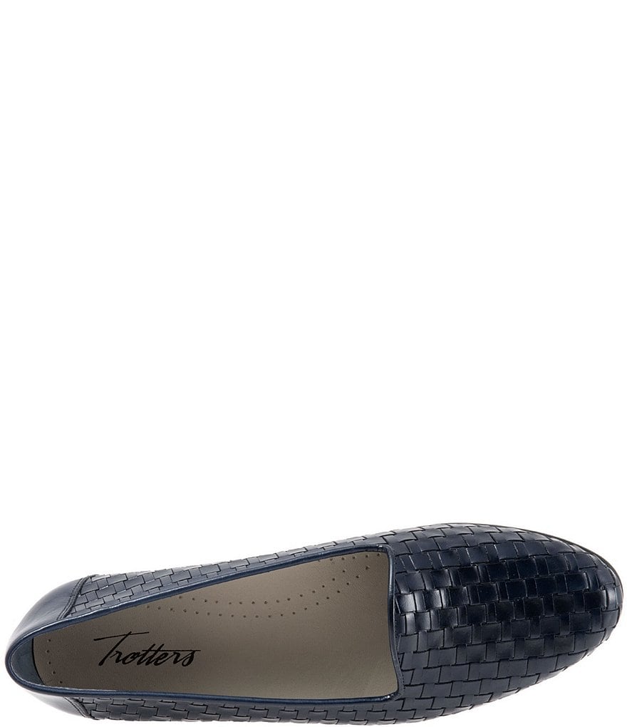 Trotters Liz Woven Leather Loafers