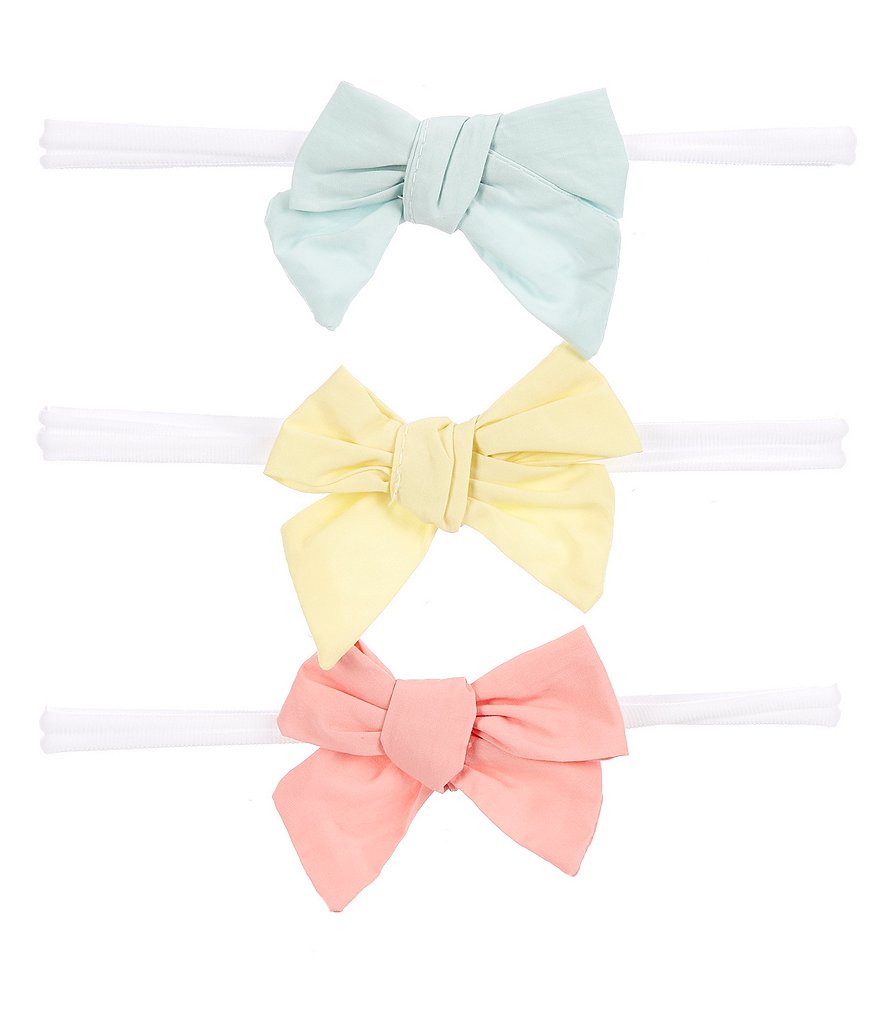 Starting Out Baby Girls 3-Pack Woven Bows