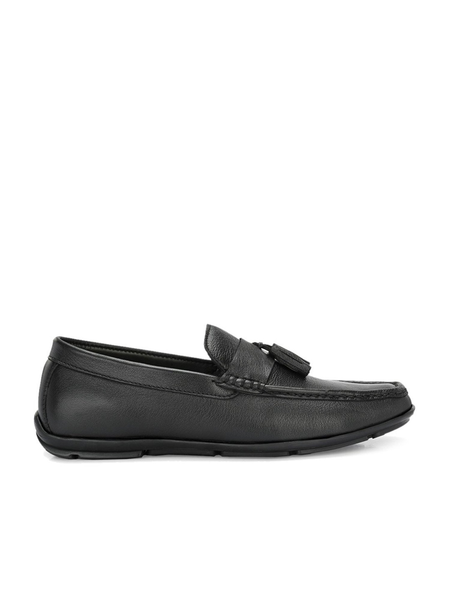 Clog London Men's Black Casual Moccasins