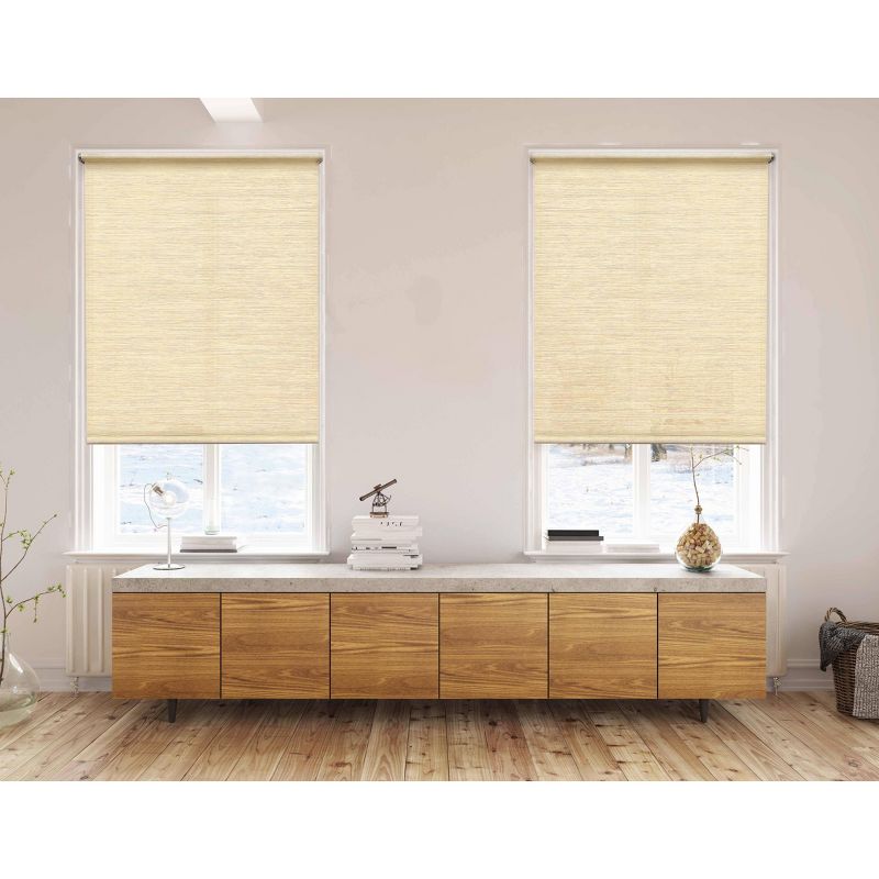 54"x72" Light Filtering Natural Roller Shade Beige - Lumi