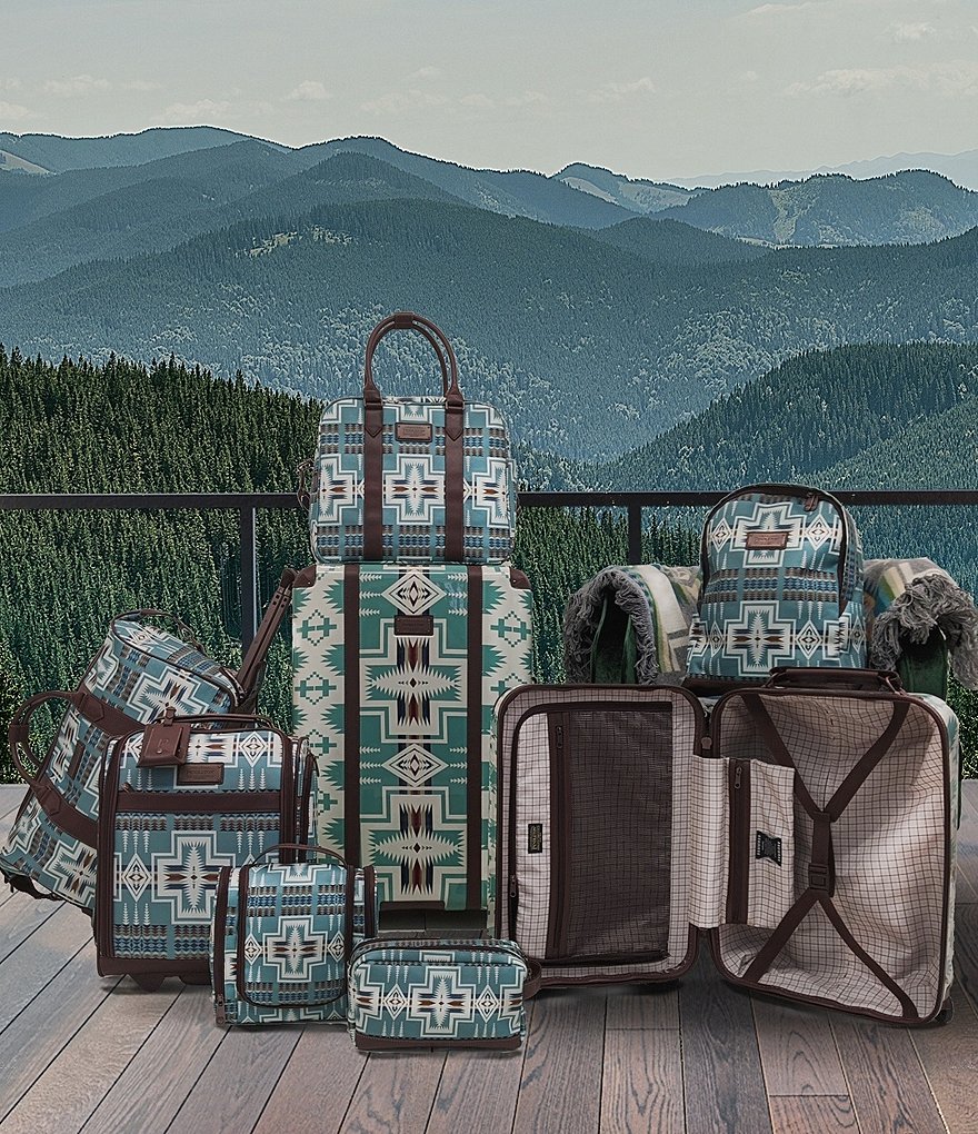 Pendleton Harding Aqua Rolling Duffel