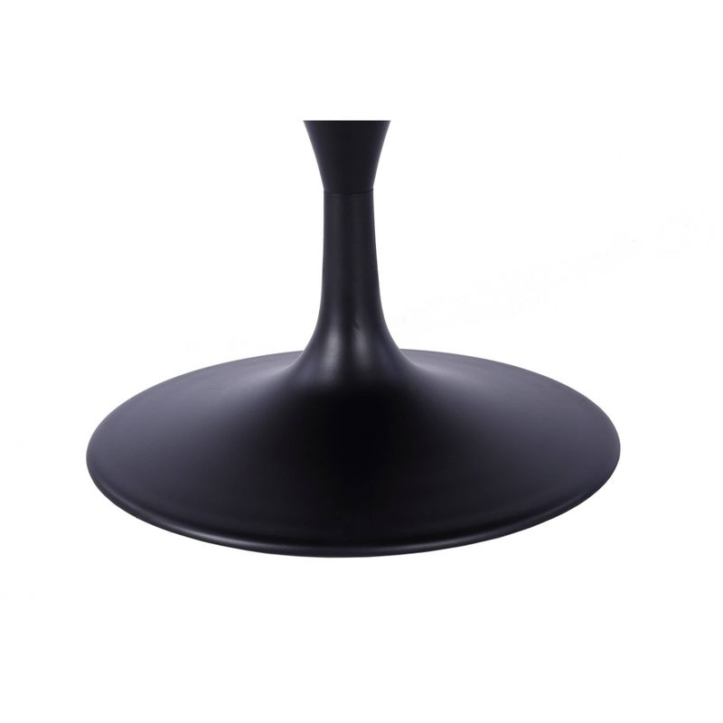 36" Lenora Round Pedestal Coffee Table Brown/Black - Summerland Home