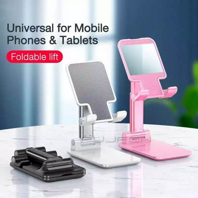 Adjustable Cell Phone Tablet Stand Desktop Holder Mount Mobile Phone iPad iPhone