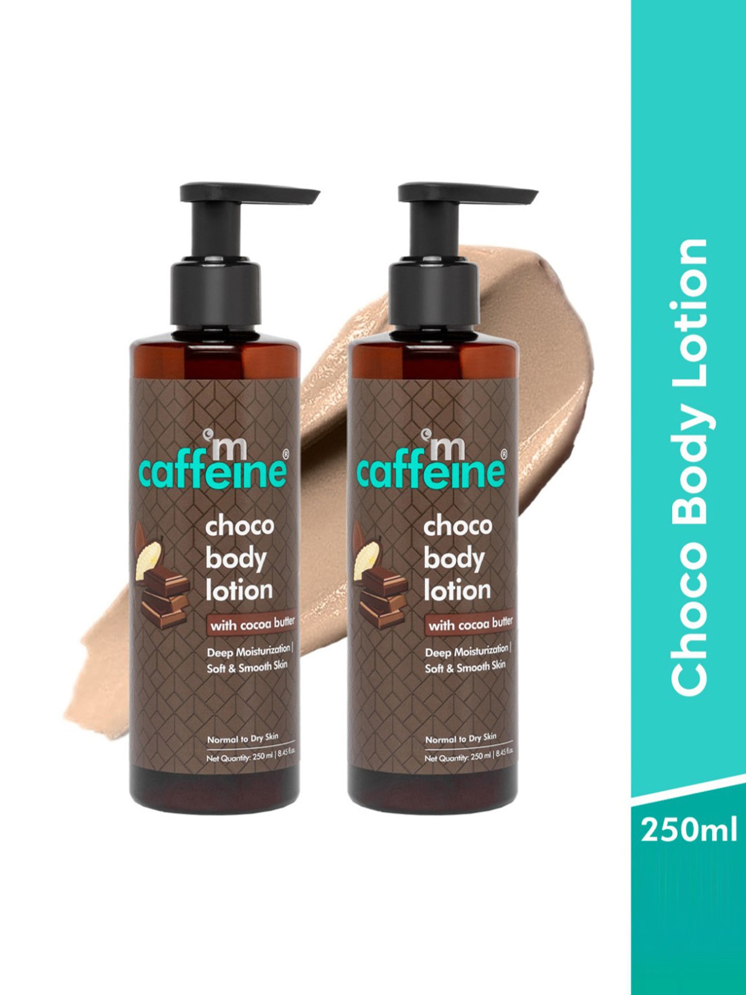 mCaffeine Choco Body Lotion for Dry Skin - Pack of 2