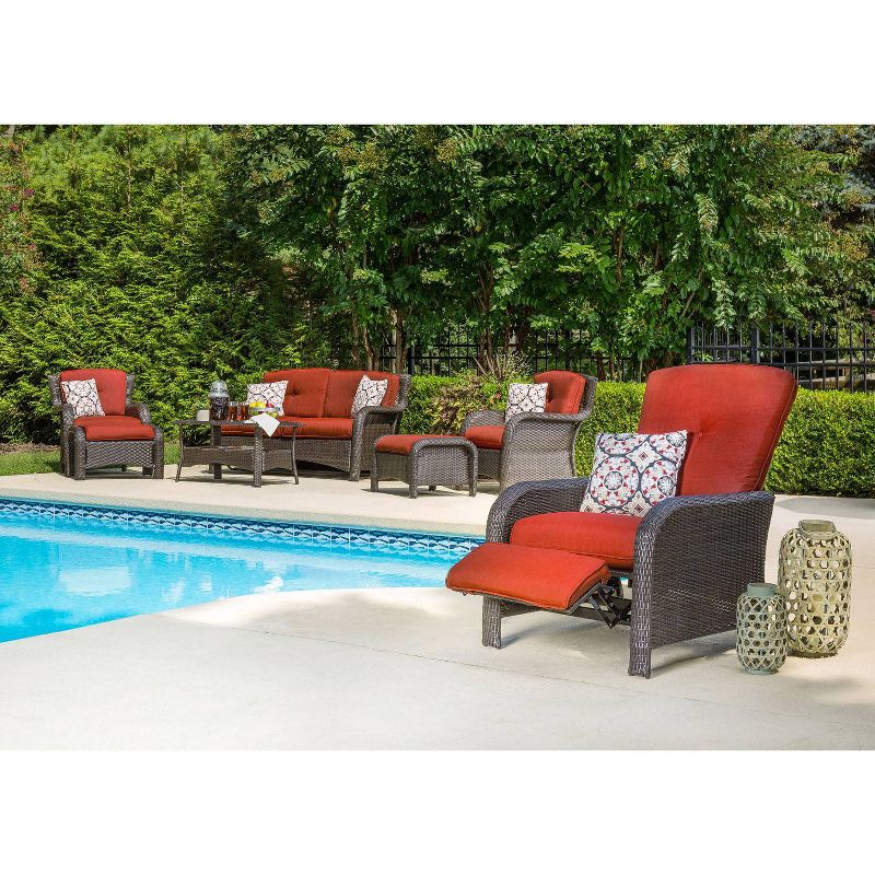 Strathmere Woven Reclining Lounge Chair - Hanover