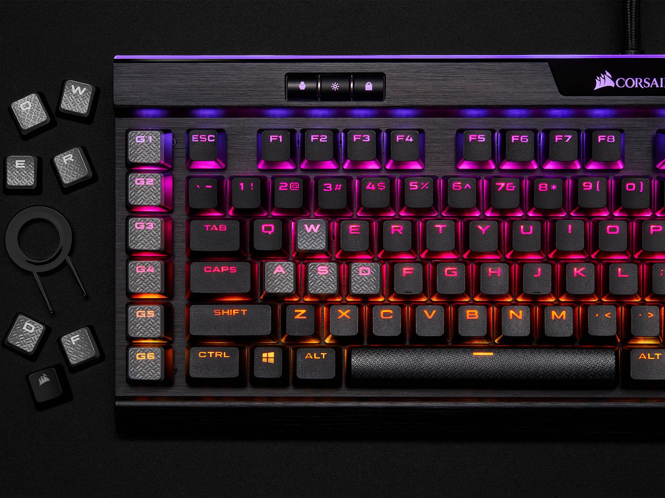 2, 60% Wired/Wireless Mechanical Keyboard (Kailh Box Brown Switch/White Case) - Full Keys Programmable - True RGB Backlit - Tap Arrow Keys - Double Shot PBT Keycaps - NKRO - 1900mAh Battery