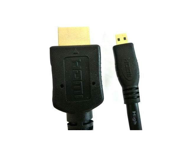 Micro HDMI to Regular HDMI - 6 Feet 2 Meters