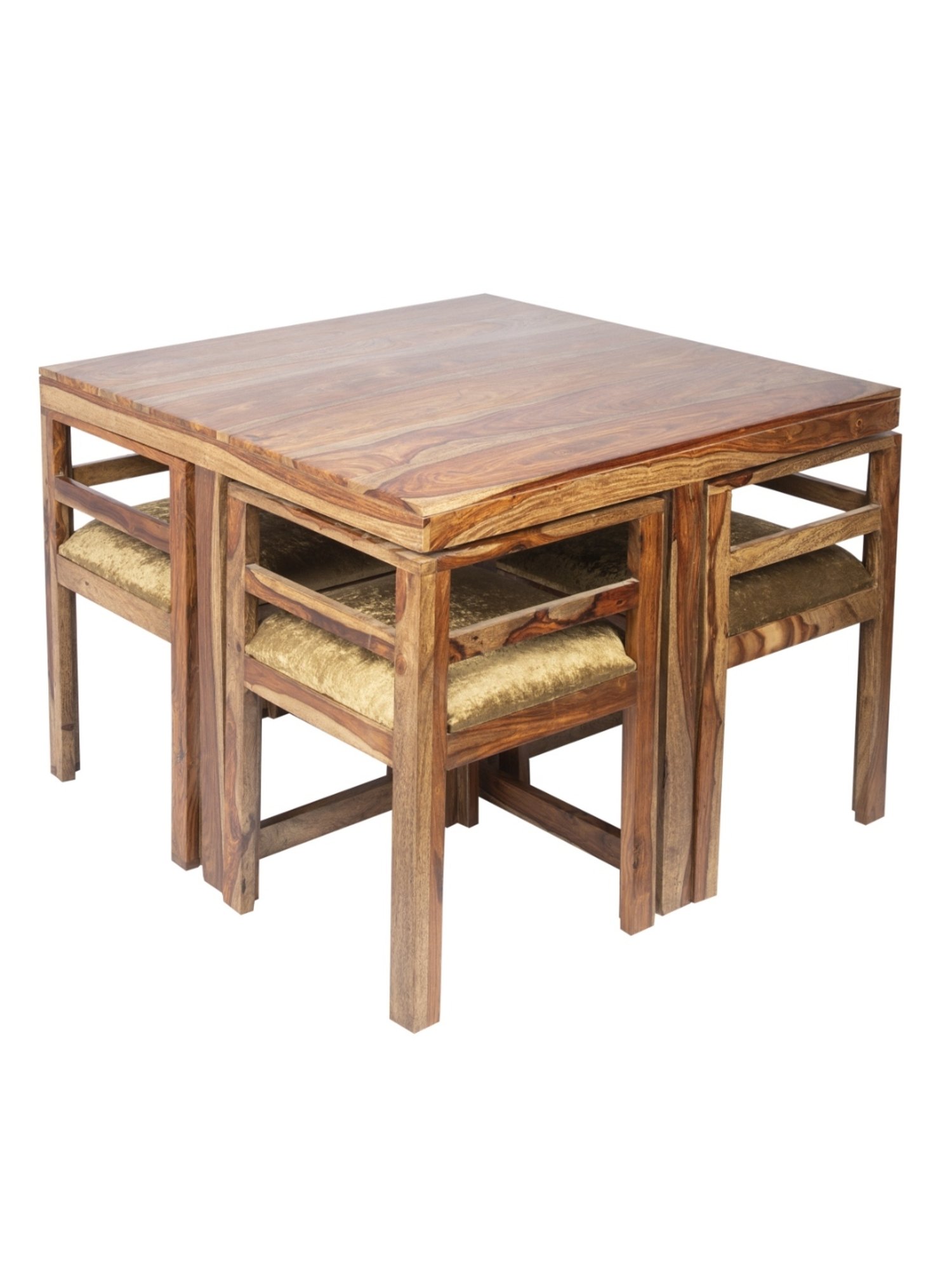 Nilkamal Olivia Brown Solid Wood - Rubberwood 6 Seater Dinning Table set