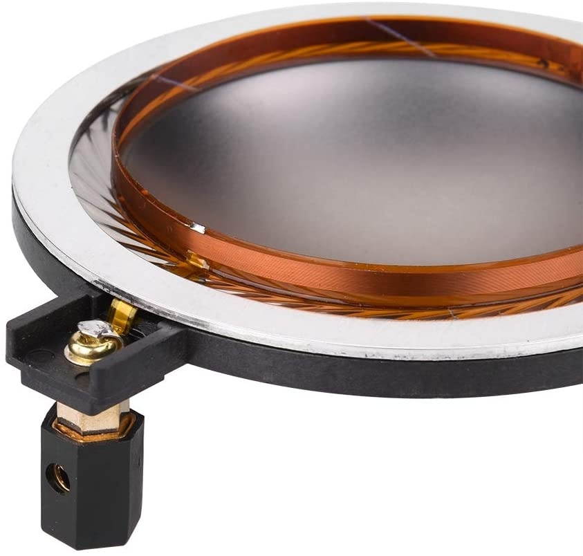 Mugast Titanium Film Diaphragm, Durable Titanium Film Treble Flat Line Voice Coil Speaker 65.5mm for Professional Audio and Compression Drives