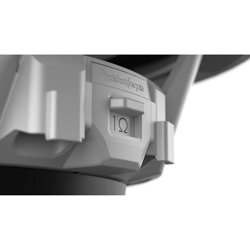 Rockford Fosgate M1D4-10 Weatherproof Color Optix DVC 4-Ohm Marine 10-Inch Subwoofer, White