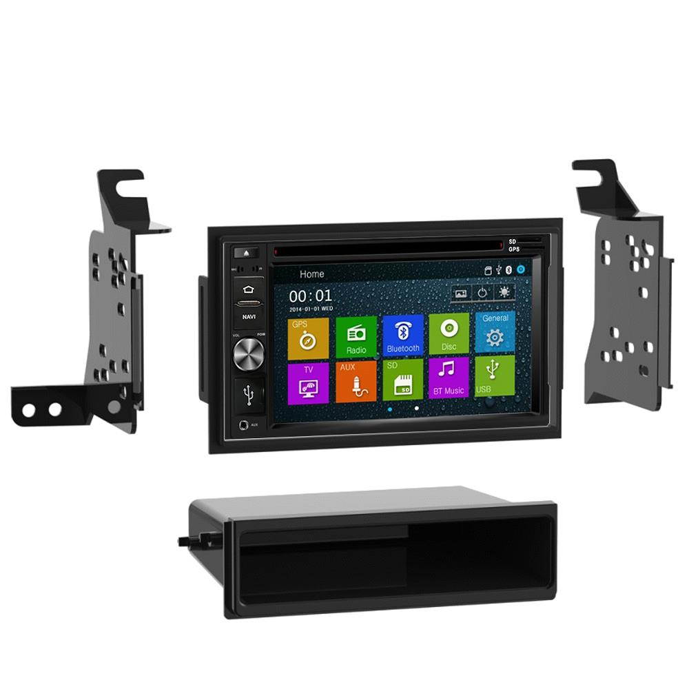 Otto Navi In Dash Navigation System DVD GPS Navigation Multimedia Radio and Dash Kit for Suzuki Equator 2009