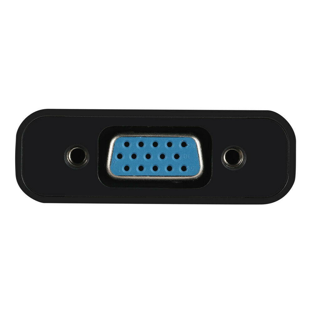 FHD Display Port DP Male to VGA Female Adapter Converter Cable Lead 1080P Black