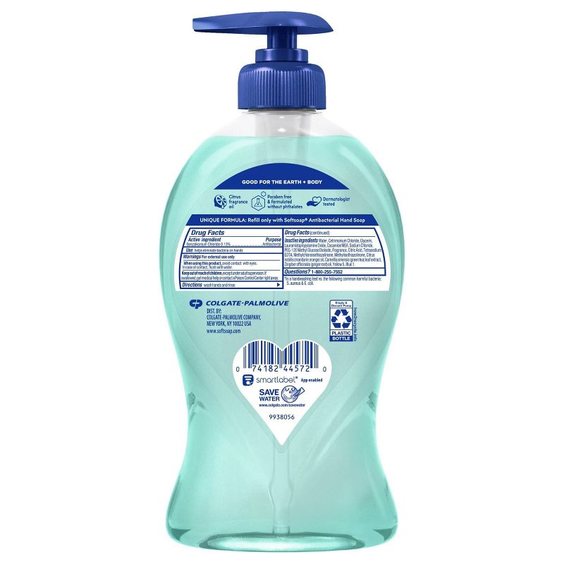 Softsoap Antibacterial Liquid Hand Soap Pump - Fresh Citrus - 11.25 fl oz