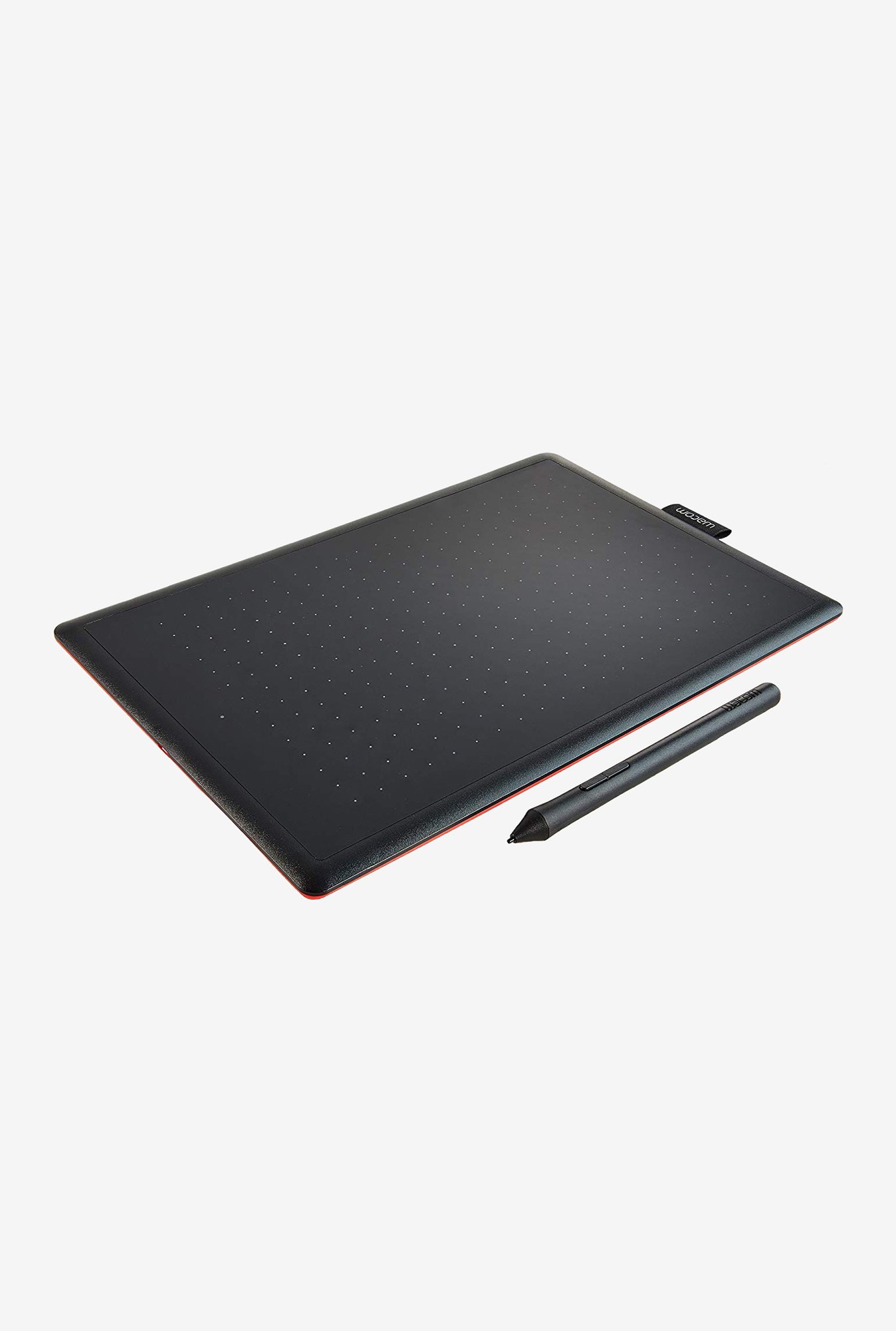 Wacom One By CTl-472K0-CX 6 x 3.7 inch Graphics Tablet (BlackRed)