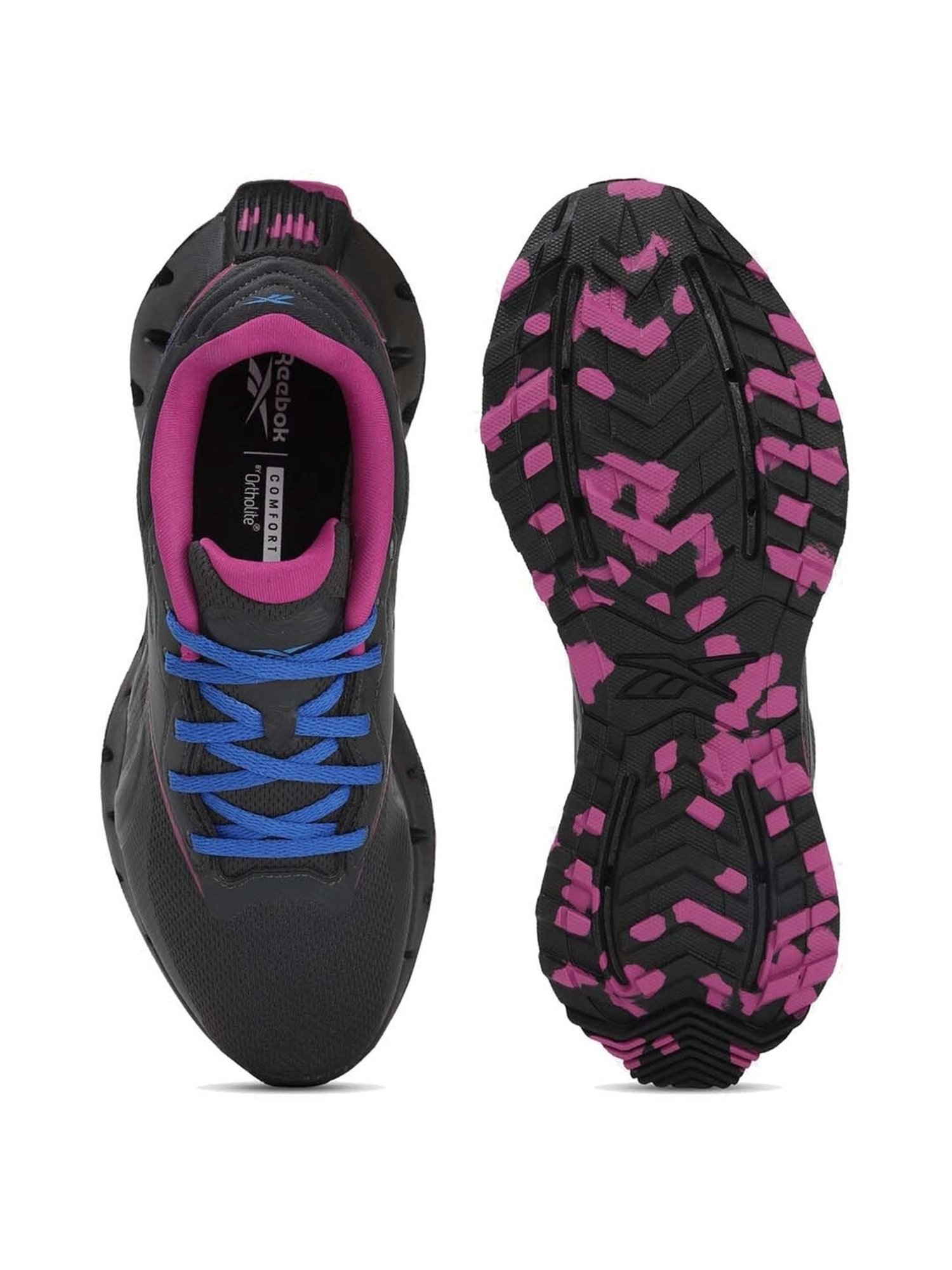 Reebok Women's Zig Dynamica 4 Adventure Black Running Shoes