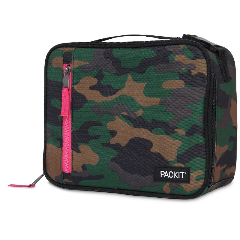 Packit Freezable Classic Lunch Box - Camo Hot Pink