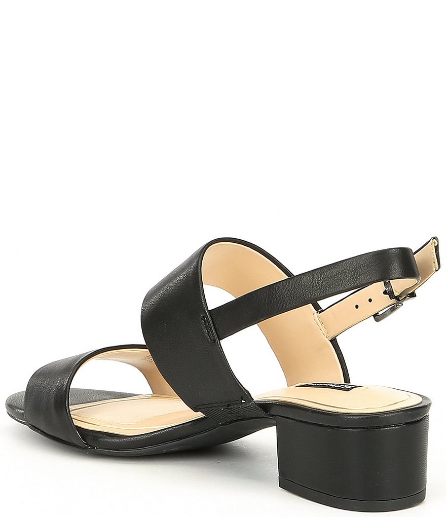 Alex Marie Calina Leather Block Heel Sandals