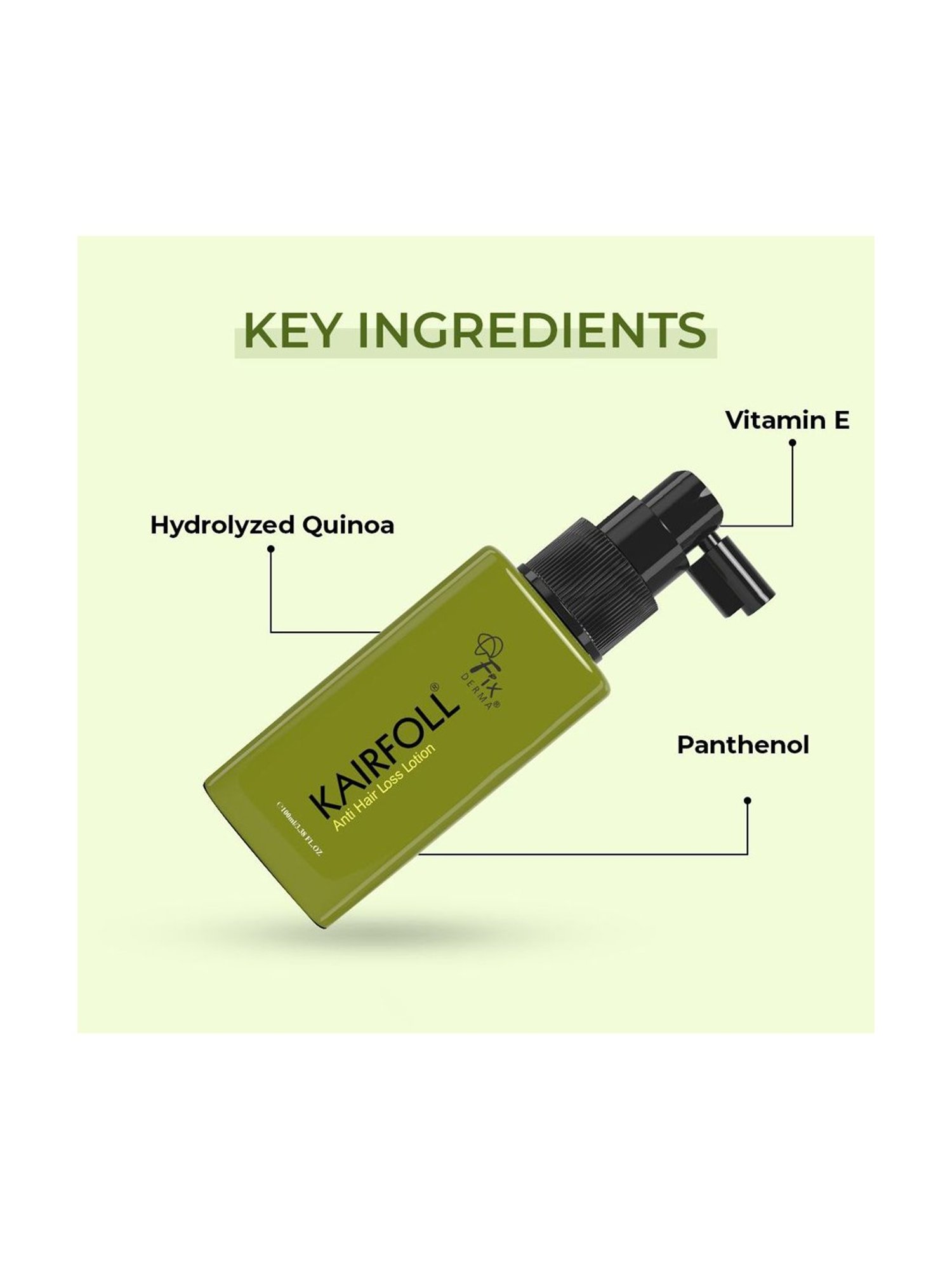 Fixderma Kairfoll Hair Lotion Spray - 100 ml